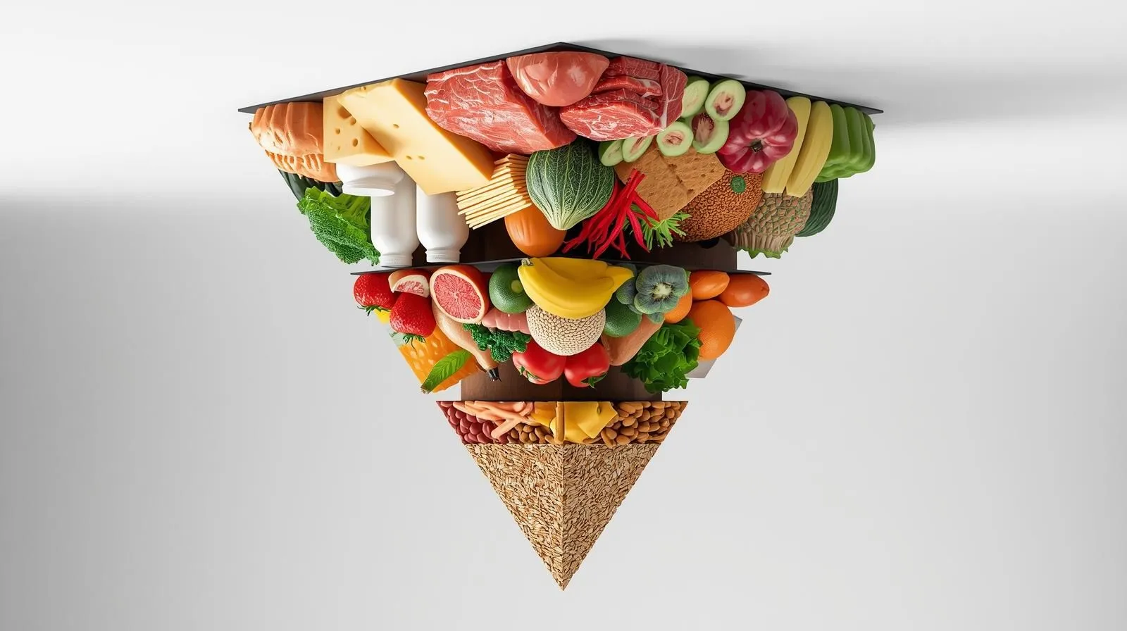 NOVA PIRÂMIDE ALIMENTAR! 